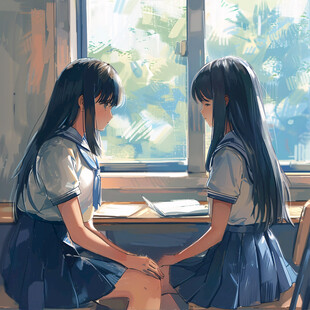 萝莉社新作《月下狐影》封面插画